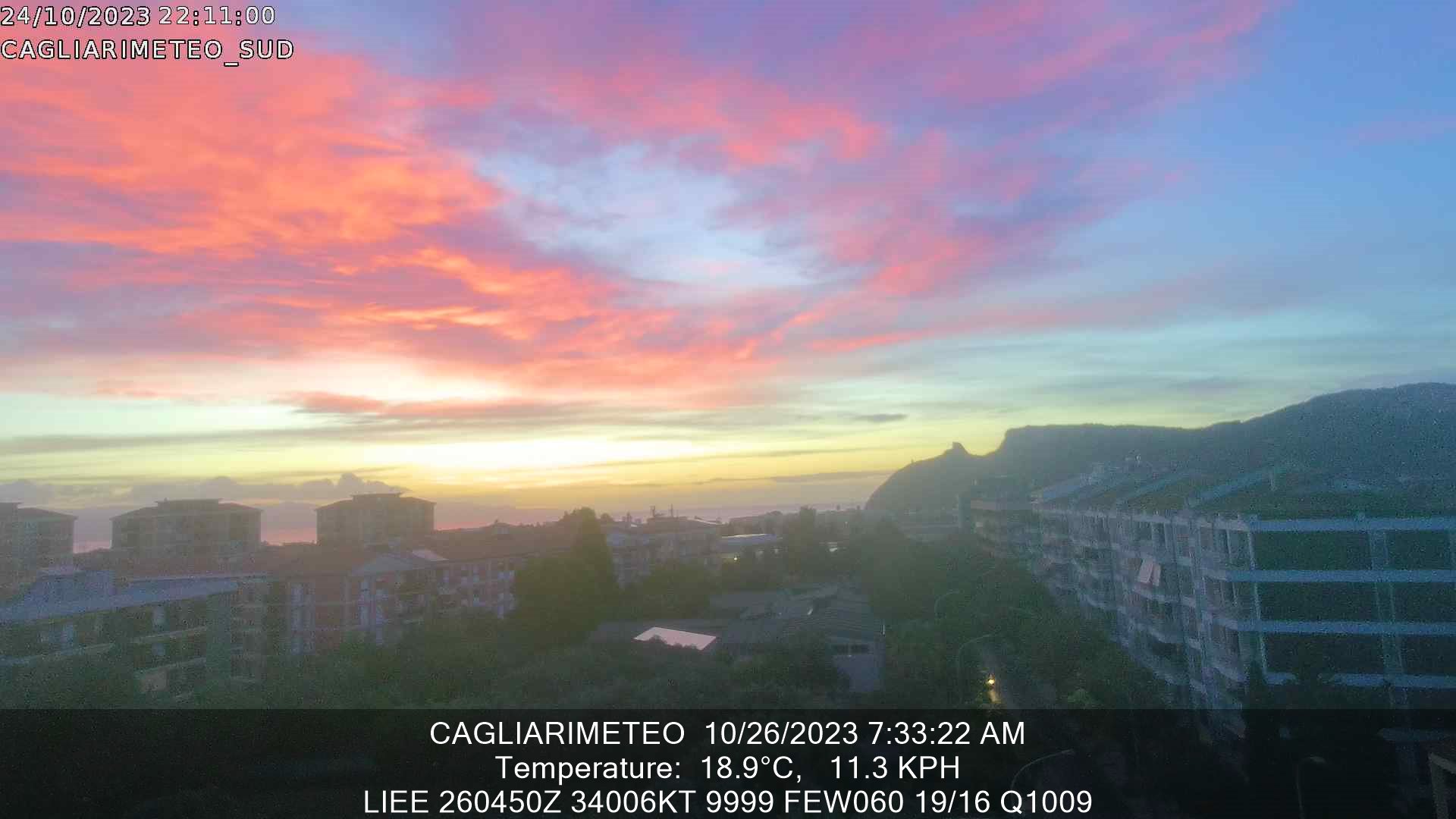 immagine della webcam nei dintorni di Capo Pecora: webcam Cagliari