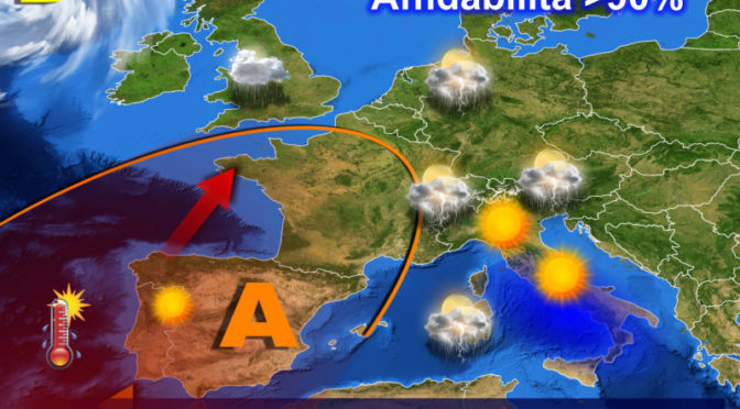 Dopo i fugaci temporali, attesi in parte dell’Isola anche giovedì, nuova fase di caldo estivo sulla Sardegna